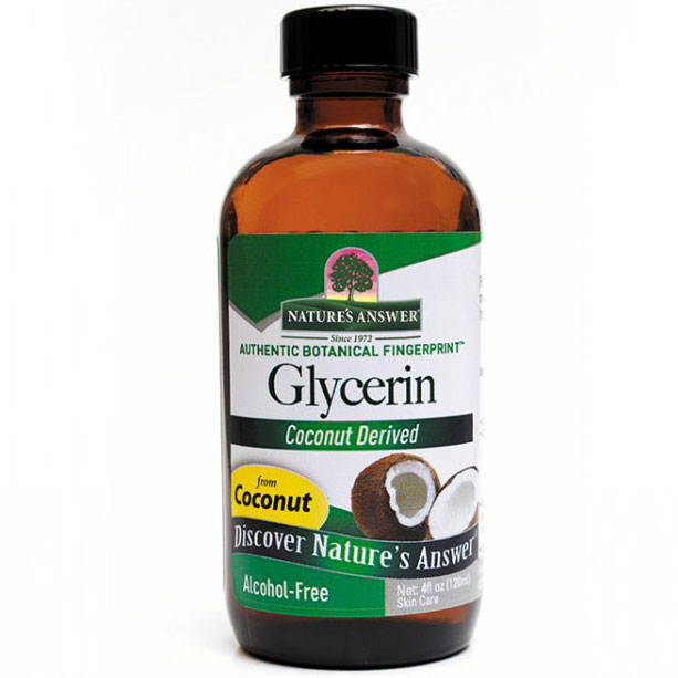 Glycerin (Glycerine) Pure Vegetable Extract Liquid 4 oz from Nature's Answer Day of Health 102 s