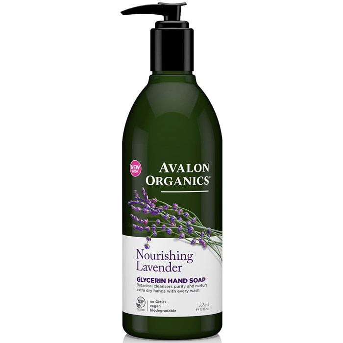 Glycerin Liquid Hand Soap Lavender 12 oz, Avalon Organics