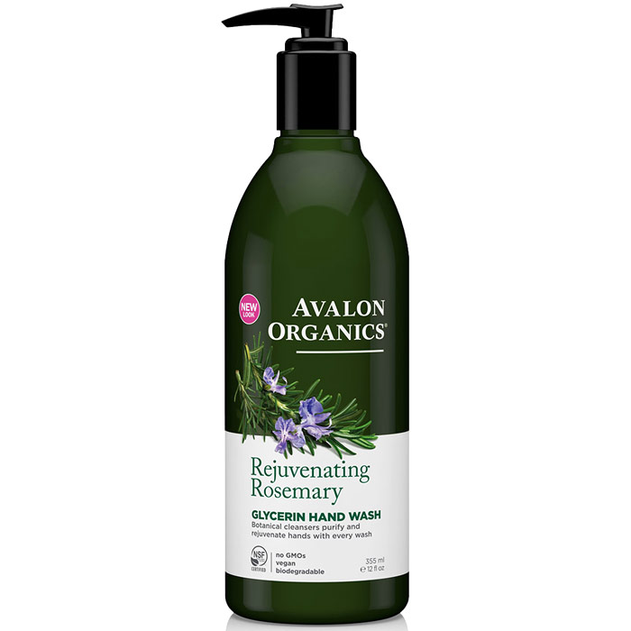 Glycerin Liquid Hand Soap Rosemary 12 oz, Avalon Organics