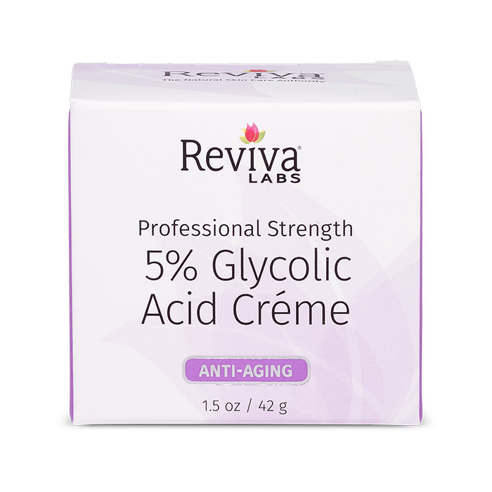 Reviva Labs 5% Glycolic Acid Cream, Day & Night, 1.5 oz