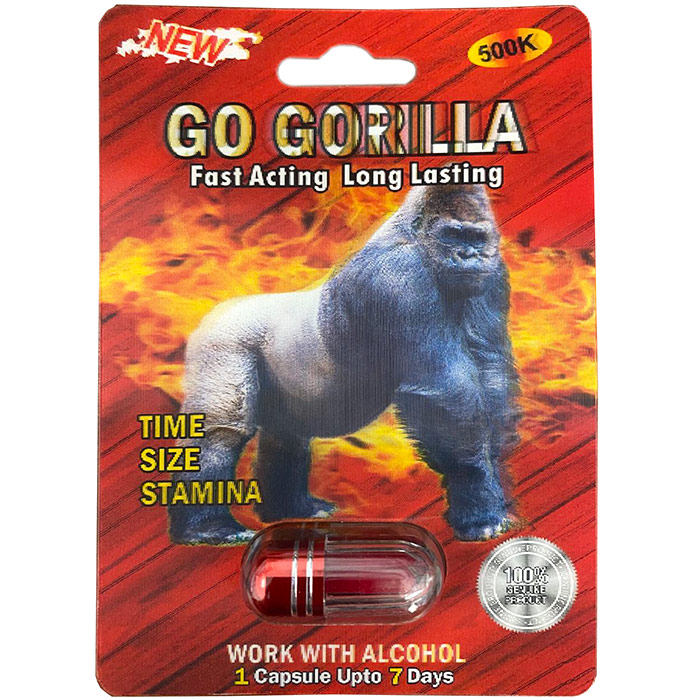 Go Gorilla, Male Sexual Performance Enhancement, 1 Capsule
