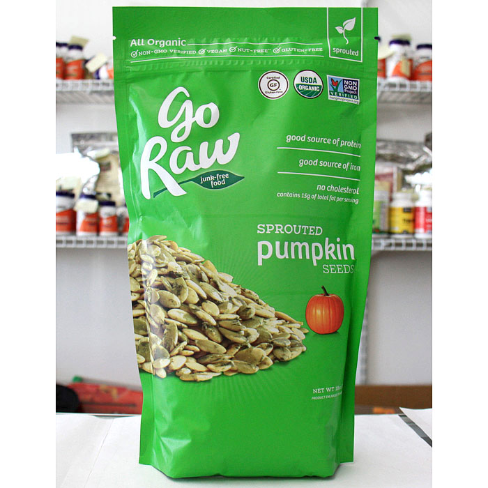 Go Raw Organic Sprouted Pumpkin Seeds, 18 oz