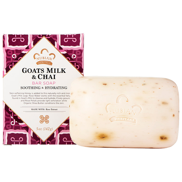 Goats Milk & Chai Bar Soap, 5 oz, Nubian Heritage