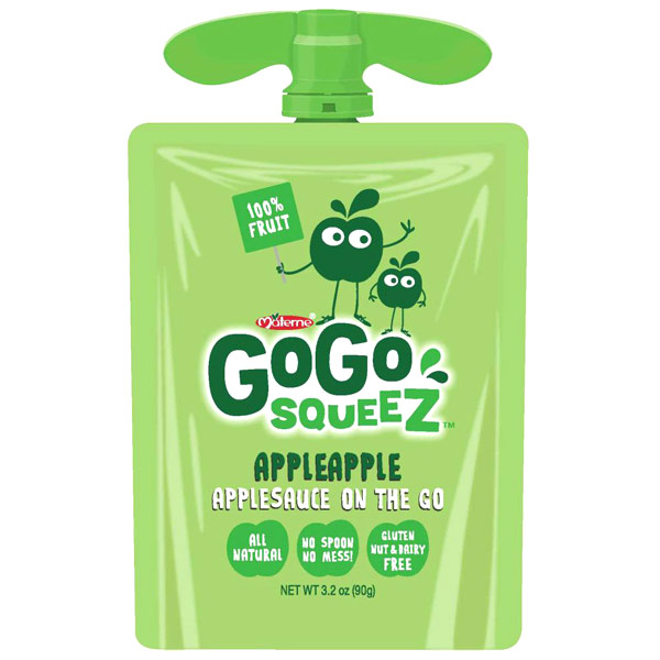 GOGO Squeez Applesauce On The Go Pouch, 3.2 oz x 20 ct