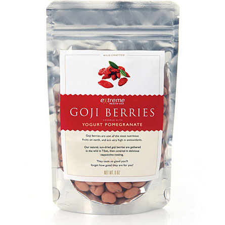 Goji Berries - Pomegranate-Yogurt Covered, 16 oz, Extreme Health USA