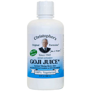 Goji Juice Liquid Supplement, 32 oz, Christophers Original Formulas