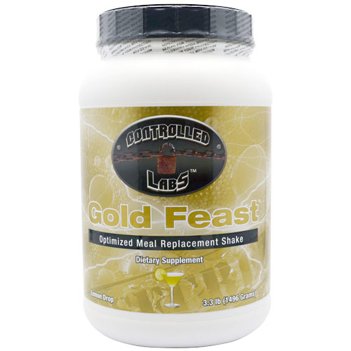 Controlled Labs Gold Feast, Optimized Meal Replacement Shake, 3.3 lb, Controlled Labs