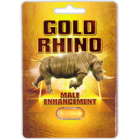 Gold Rhino, Male Sexual Performance Enhancer, 1 Capsule