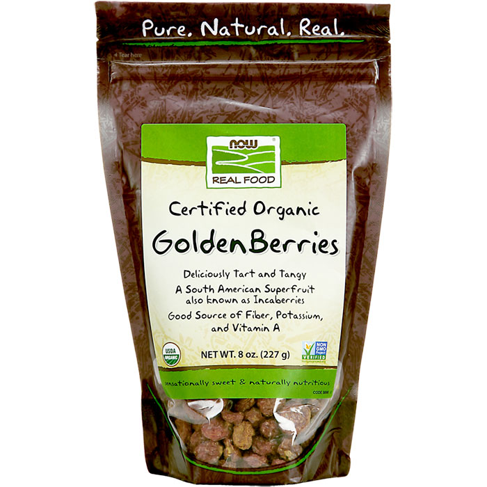 Golden Berries, Organic, 8 oz, NOW Foods
