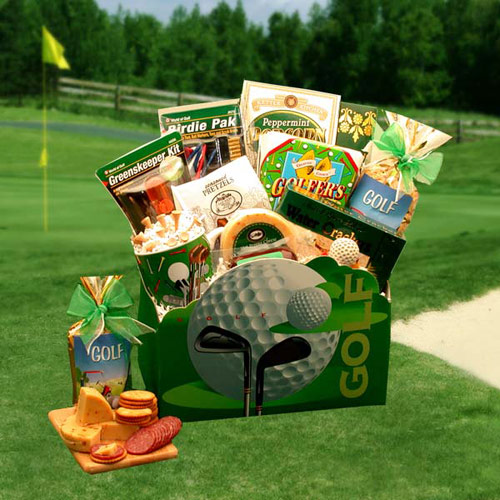 Elegant Gift Baskets Online Golf Delights Gift Box, Medium Size, Elegant Gift Baskets Online