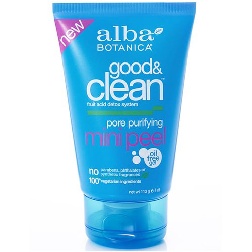 Alba Botanica Good & Clean Pore Purifying Mini Peal, 4 oz, Alba Botanica
