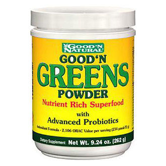 Good 'N Natural Good 'N Greens Powder, 9.24 oz, Good 'N Natural