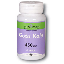 Thompson Nutritional Gotu Kola 450mg 60 caps, Thompson Nutritional Products