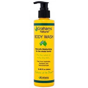 Grahams Natural Body Wash, Relief of Itchy Dry Skin, 8.45 oz