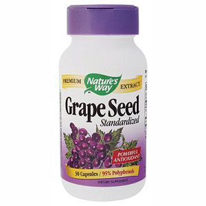 Grape Seed Extract Standardized 30 caps from Natures Way