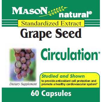 Grape Seed Extract, 60 Capsules, Mason Natural