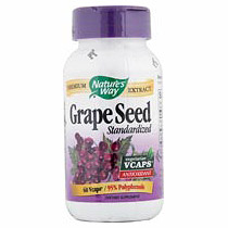 Grape Seed Extract Standardized 60 vegicaps from Natures Way