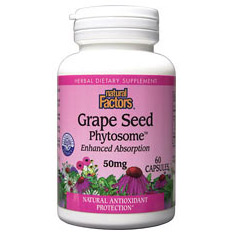 Grape Seed Phytosome 60 Capsules, Natural Factors
