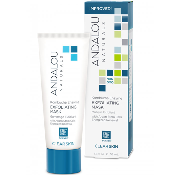 Kombucha Enzyme Exfoliating Mask, 1.8 oz, Andalou Naturals