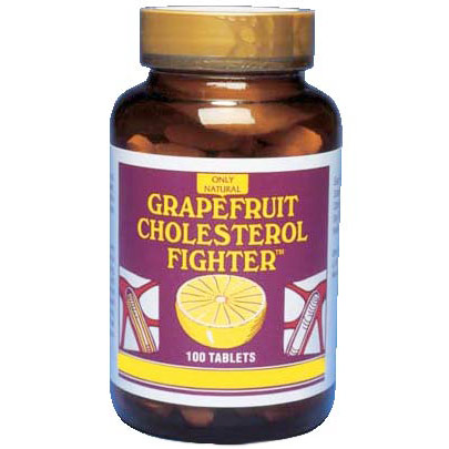 Grapefruit Cholesterol Fighter, 100 Tablets, Only Natural Inc.