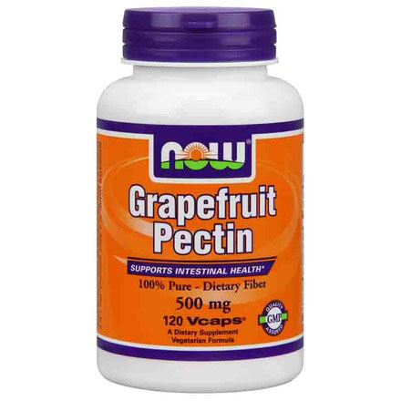 NOW Foods Grapefruit Pectin 500mg Vegetarian 120 Vcaps, NOW Foods
