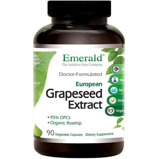 Grapeseed Extract, 90 Vegetable Capsules, Emerald Labs