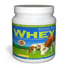 Grass Fed Hormone Free Whey - Natural, 12 oz, Dr. Venessas Formulas