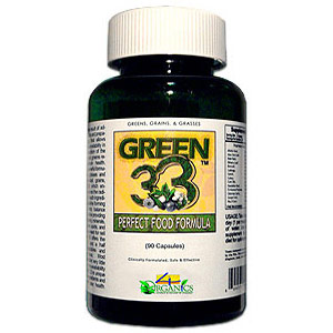 Green 33, Multi-Greens Health Formula, 45 Capsules, 4 Organics