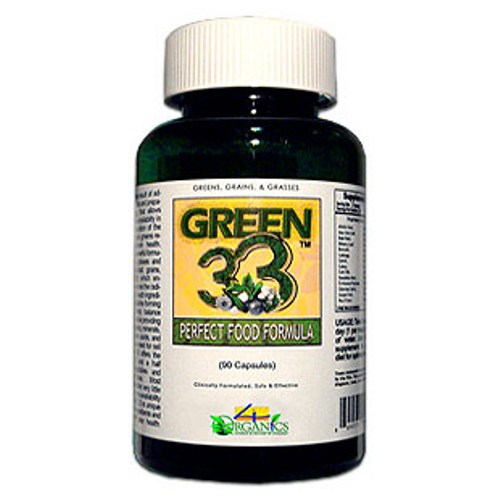 Green 33, Multi-Greens Health Formula, 90 Capsules, 4 Organics