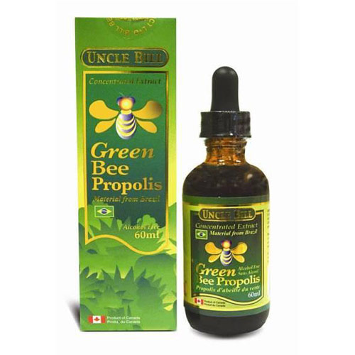 Uncle Bill Green Bee Propolis Liquid Extract, Value Size, 60 ml, Bill Natural Sources