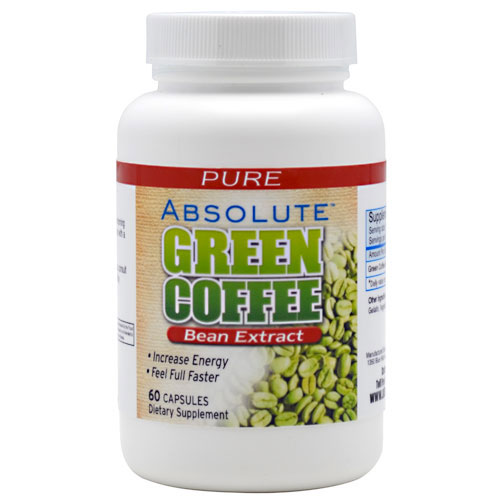 Green Coffee Bean Extract 800 mg, 60 Capsules, Absolute Nutrition