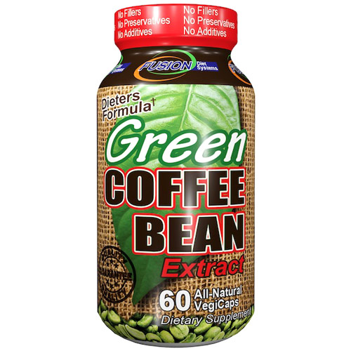 Green Coffee Bean Extract, 60 VegiCaps, Fusion Diet Systems