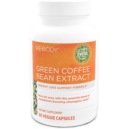 Re-Body, Green Coffee Bean Extract, 60 Veggie Capsules, ReBody
