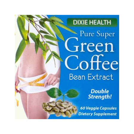 Green Coffee Bean Extract, 60 Veggie Capsules, Dixie Health