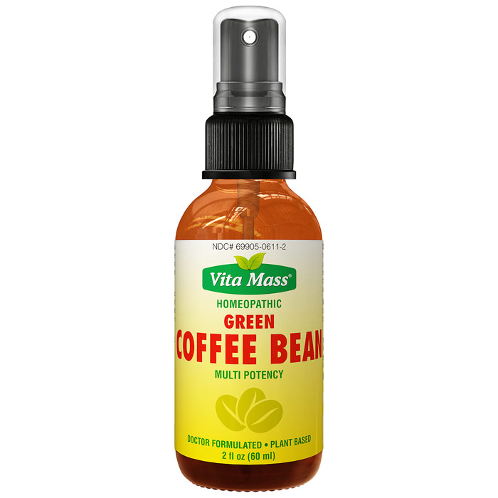 Green Coffee Bean Homeopathic Oral Spray, 2 oz (60 ml), Vita Mass