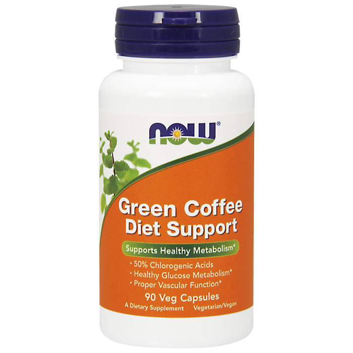 Green Coffee Diet Support, 90 Veg Capsules, NOW Foods