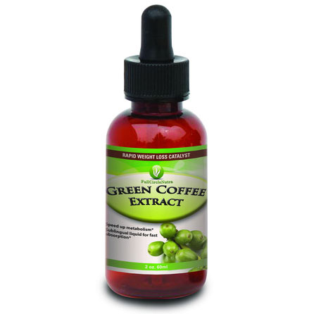 Green Coffee Bean Extract Liquid Diet Drops, 2 oz, Full Circle Nutra