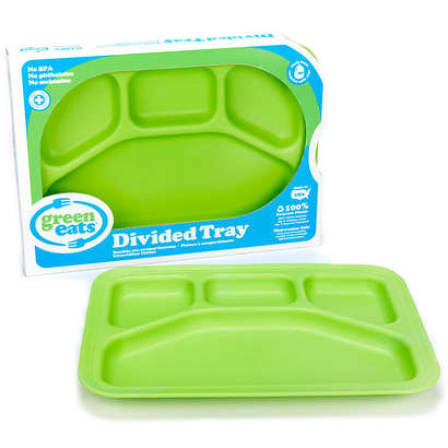 Green Eats Divided Tray, Green, 1 ct, Green Toys Inc.