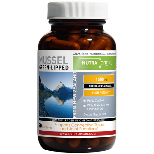 NutraOrigin Green-Lipped Mussel, 90 Capsules, NutraOrigin