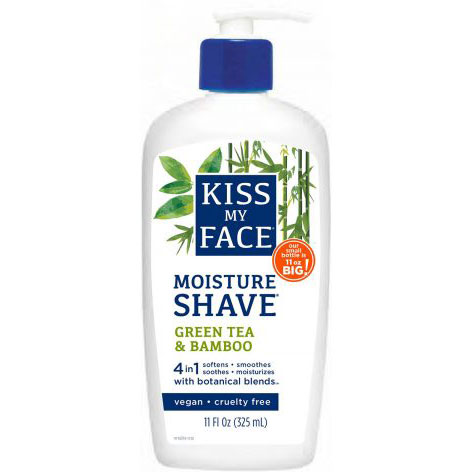 Green Tea & Bamboo Moisture Shave, 11 oz, Kiss My Face