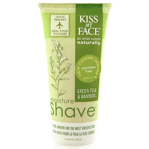 Kiss My Face Green Tea & Bamboo Moisture Shave, 3.4 oz, Kiss My Face