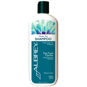 Green Tea Shampoo, Oily Hair / Clarify, 11 oz, Aubrey Organics