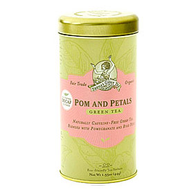 Zhena's Gypsy Tea Organic Green Tea, Decaf, Pom & Petals, 6 x 22 Tea Bags/Case, Zhena's Gypsy Tea