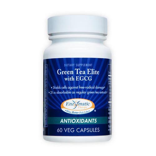 Green Tea Elite with EGCG, 60 Veg Capsules, Enzymatic Therapy