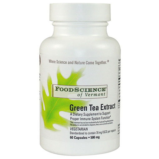 FoodScience Of Vermont Green Tea Extract 60 caps, FoodScience Of Vermont