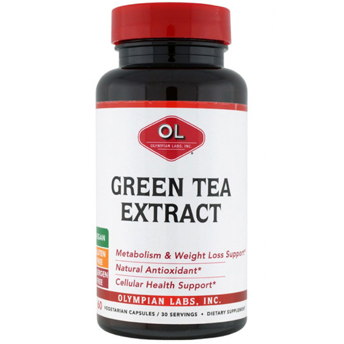 Green Tea Extract 500mg, 60 Capsules, Olympian Labs