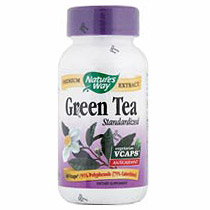 Green Tea Extract Standardized 60 vegicaps from Natures Way