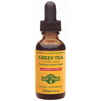 Green Tea Glycerite Liquid, 4 oz, Herb Pharm