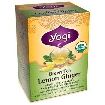 Yogi Tea Green Tea Lemon Ginger Tea 16 tea bags from Yogi Tea