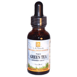 Green Tea Peach Glycerine, 1 oz, L.A. Naturals